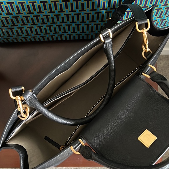 Tory Burch Black Satchel handbag - Picture 3 of 4